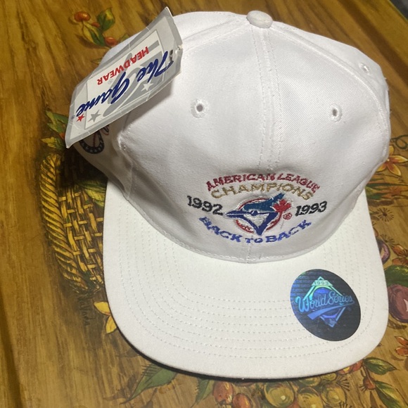 Vintage Toronto blue jays American. League champions hat 1992-1993 - Picture 2 of 5